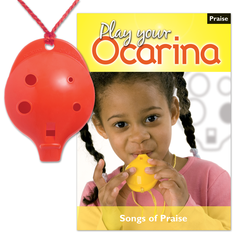 4hole Ocarina and 123 Ocarina Book Set Ocarina