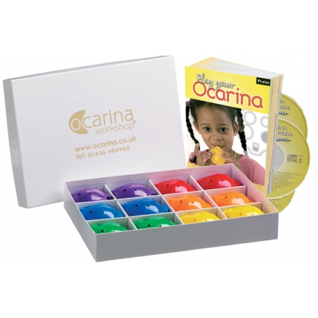 4-hole Rainbow Box with Songs of Praise + CD