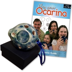 Ceramic Alto D Ocarina and Complete Guide