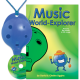 Blue 4-hole Oc with Music World-Explorer and CD