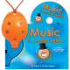 Orange 4-hole Oc with Music Time-Traveller and CD