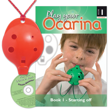 4-hole Oc with Book 1 and CD