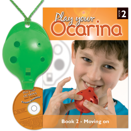 4-hole Oc with Book 2 and CD