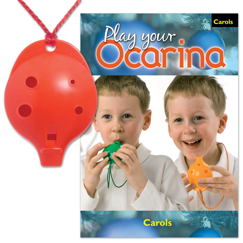 4hole Ocarina and 123 Ocarina Book Set Ocarina