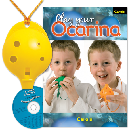 4-hole Oc with Play Your Ocarina Carols and CD