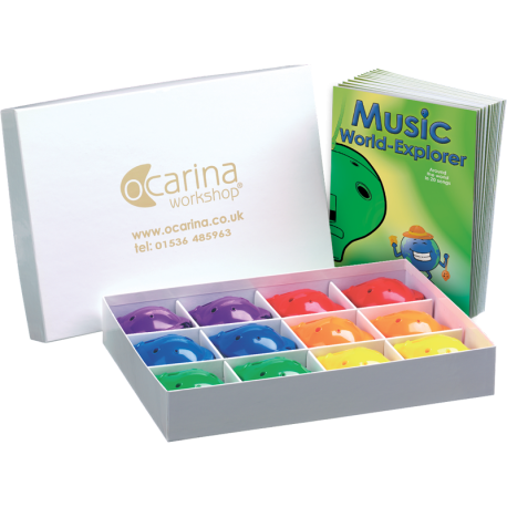 4-hole Box + Music World-Explorer Books