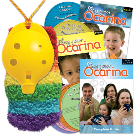 6-hole Oc with Complete Guide, Carols, Songs of Praise and 6 CDs + OcSock