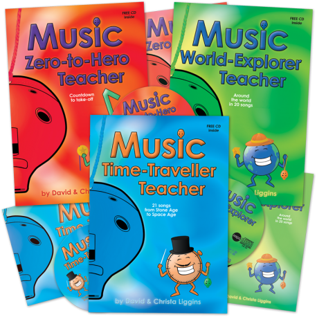 Music Teacher Books with CDs and Class Music Books 