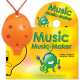 Orange 4-hole Oc with Music Music-Maker and CD