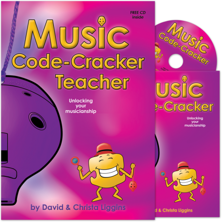 Music Code-Cracker Teacher with class music book