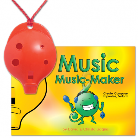 4-hole Ocarina with Music Music-Maker book