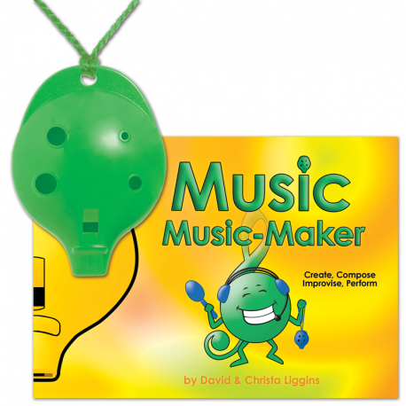4-hole Ocarina with Music Music-Maker book