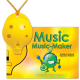 4-hole Ocarina with Music Music-Maker book